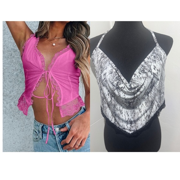 Forever 21 Tops - 2 brand new cropped blouses size M